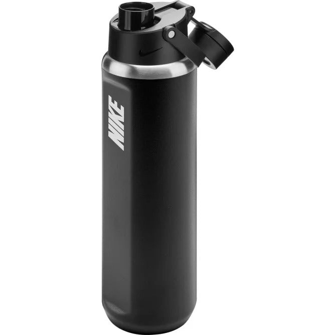 Bidon Nike Recharge Chug Bottle 24 oz 700 ml black/white logo