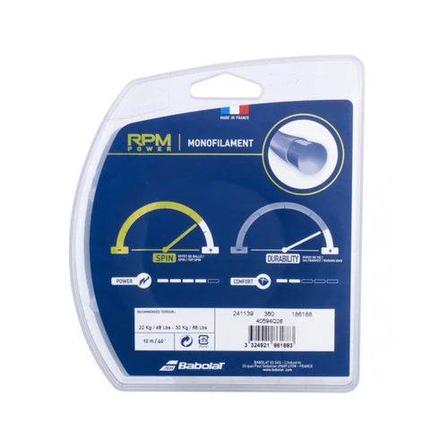 Babolat RPM Power set. 12 m. electric blue